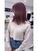 韓国オルチャンレイヤーカット透明感カラー顔まわり前髪カット