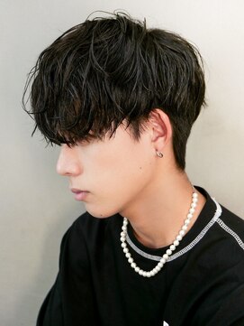 エルマーク 梅田(L-MARK) マッシュ/黒髪/ナチュラルマッシュ/メンズ/ツーブロック