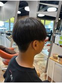 刈り上げマッシュ/メンズ縮毛矯正/縮毛矯正ビフォーアフター