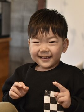 リム メンズヘア(LIM men's hair) 束感男の子キッズマッシュ【キッズカット/メンズ/倉敷/中島】