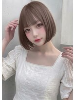 ユーフォリア エヌ 池袋サンシャイン通り店(Euphoria +n)&nbsp;小顔に見えるぷつんとボブ/王道前下がりボブ/10代20代人気