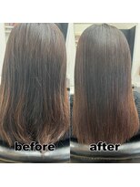 モンド ヘアクリエーション 下荒田店(monde hair creation)&nbsp;【monde】before × after × 髪質改善