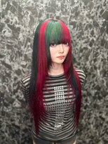 エルシャドール(EL-SHADDOLL) 名古屋でブリーチが得意な美容師が作るデザインカラーピンク