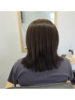 カルミア(Kalmia)&nbsp;艶ブラウン×まとまりストレートミディ