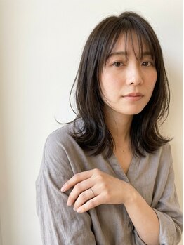 デフィ 目黒(defi)の写真/髪に優しいイノアカラーで、明るさと美しさを両立♪うるおいと艶をたもち自然な白髪カバーを提供します◎