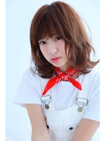 リッシュ(Hair&Eyelash Riche) 小顔レイヤーボブ/セミディ/ナチュラルロブ/韓国ヘア/重めバング