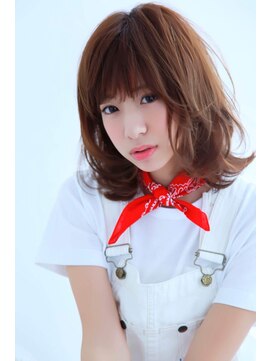 リッシュ(Hair&Eyelash Riche) 小顔レイヤーボブ/セミディ/ナチュラルロブ/韓国ヘア/重めバング