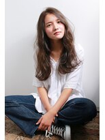 ラウレア(Laulea)&nbsp;[Laulea★女性限定サロン]カーキアッシュルーズウェーブ
