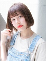 ルティア(Lutia)&nbsp;シースルーバング ゆるふわボブ