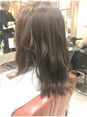 暗髪グレージュは色もち、透明感◎