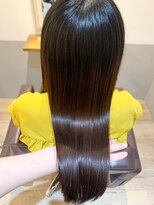 セシルカットフリンジウェーブ×大人かわいい前髪ココアブラウン