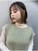 【mee.】ユウ ショート ボブ 前髪 イメチェン ハイライト