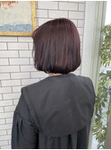 *THE  RIRE. ぱつっとぼぶ×暗めピンクラベンダー*