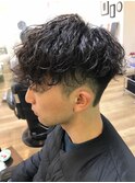 波打ちパーマ