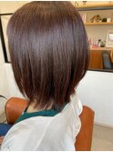 切りっぱなしボブ