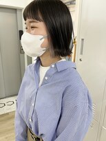 イコ 表参道原宿(ico)&nbsp;インナーカラー ベージュ イルミナカラー ミニボブ