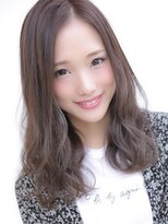 アグ ヘアー ジャスパー 青春通り店(Agu hair jasper) グレージュ×カールミディ