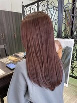 マイ ヘア デザイン 岡崎(MY hair design) 斜めバング/グレージュカラー/シルキーベージュ/岡崎