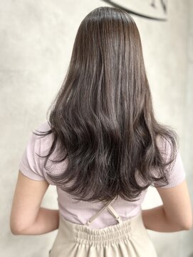 ルノン フィージュ(LUNON fieju) ラベンダーグレージュ/ハイライト/ダブルカラー/ケアブリーチ