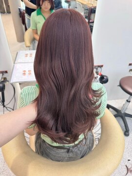 ロンドシェリ 仙台(Lond Cheri) 髪質改善 ボブルフ ブリーチなし ダブルカラー 顔周り 韓国美髪
