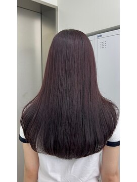 ビューナゴヤ 名駅(VIEW NAGOYA) レイヤーカット/ロング/ラベンダーカラー/艶カラー