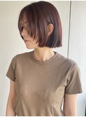 レイヤーボブ×オレンジカラー