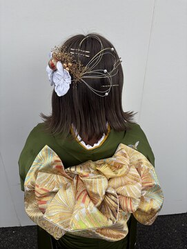美容室 アイディー i-dee 成人式ボブスタイル