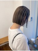 切りっぱなしボブ