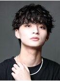 シャドウパーマスパイラルパーママッシュウルフ韓国ヘア