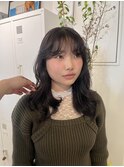 透明感グレージュカラー