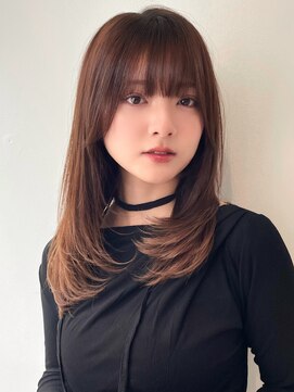 ロンドホットリップ 立川(Lond hot lip) 姫カットレイヤー/くすみベージュ/韓国風巻き/立川レイヤー