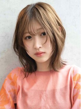 ロンドアンメゾン 原宿(Lond un Maison.) ミニウルフレイヤーカット顔周り前髪韓国ミディアムロング/原宿