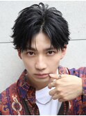 爽やかmen'sフェザーパーマショート