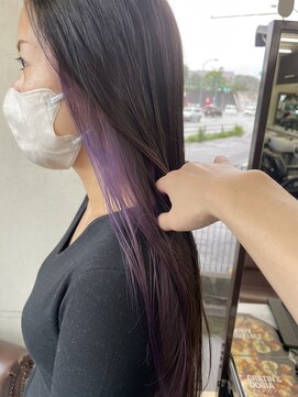 オウルヘアー(Owl hair) ラベンダー/イヤリングカラー