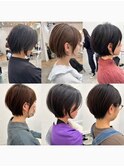20代～50代◎刈り上げないくびれショートボブココアブラウン