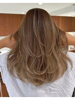 アマレット(Amaretto)&nbsp;馴染ませハイライトベージュ×白髪ぼかし