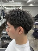 メンズスパイキーショートメンズパーマ