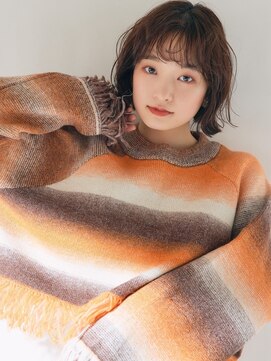 エトル バイ コムマティス 恵比寿駅前店(etre by comme Matisse) 小顔カット×透明感カラー[恵比寿駅/髪質改善/オリーブグレー]