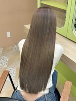 イオエ 西梅田(ioe)&nbsp;ブリーチなしカラー/髪質改善/ミルクティーベージュ/小顔ヘア