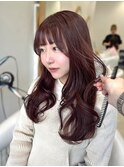 ロングヘア/韓国/レイヤーカット/ダブルカラー/栄a69