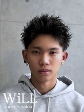 メンズサロン ウィル 阪急茨木(men's salon WiLL)&nbsp;スパイキーショート