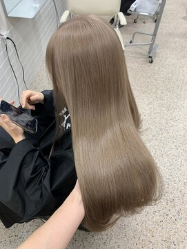 ペレ アネックス 大阪梅田茶屋町店(PELE ANNEX) 着物ヘア/ダークアッシュ/ミディアムレイヤーカット/梅田