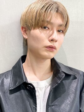 ヘアー アイス 御器所本店(HAIR ICI) 毛流れセンターパート　ツーブロック刈り上げ　ニュアンスパーマ