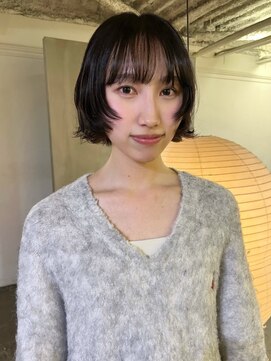 カシェ ナカザキ(CACHE NAKAZAKI) レイヤーボブ/顔まわりレイヤー/デザインボブ