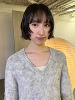 カシェ ナカザキ(CACHE NAKAZAKI) レイヤーボブ/顔まわりレイヤー/デザインボブ