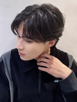 グロー 大宮(GLROW) ☆曲がる縮毛毛流れパーマフェザーショートブリーチ無しダブル