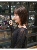 ハーツオオサカ(HE:ARTS OSAKA)&nbsp;大人かわいい韓国くびれシースルーボブ