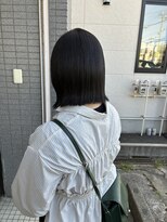 アンフルール(Un Fleur)&nbsp;パツっとボブ×ツヤ感ブラック