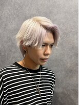 ノイ 水戸店(NEU) 51. ダウンバング/メンズ/ブリーチ/ダブルカラー