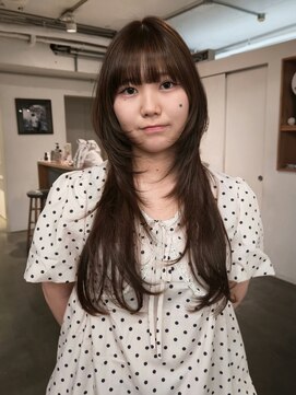 マカロニコースト(macaroni coast) ハッシュカット レイヤーカット ブリーチなしカラー